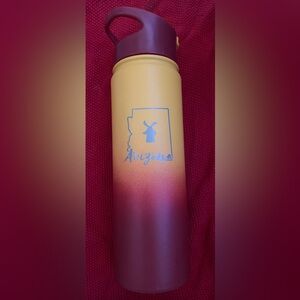 Dutch Bros Yellow and Red Gradient Water Bottle